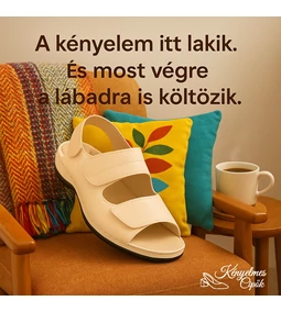 KÉNYELMES SZANDÁL, AMI MÁR LEÜLT, MIRE TE HAZAÉRTÉL