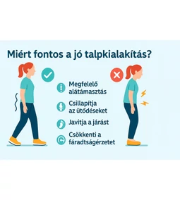 A cipőtalp hatása a testtartásra – így figyel rád a tested minden lépésnél