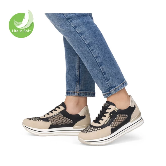 D1329-03-remonte-bezs-fekete-sneaker