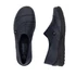 Kép 7/10 - Rieker sötétkék női félcipő felül- és oldalnézet, kényelmes slip-on fazon
