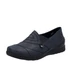 Kép 10/10 - Rieker sötétkék női félcipő elölnézetben, kényelmes slip-on kialakítással, extra széles fazonban