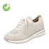 Kép 2/10 - remonte krémszínű női sneaker ferde szögből, elegáns megjelenéssel