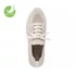Kép 8/10 - remonte krémszínű női sneaker felülnézet, légáteresztő textil felsőrésszel