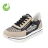 Kép 2/10 - Remonte bézs-fekete sneaker