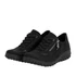 Kép 7/10 - Rieker őszi sneaker női fekete cipők párosan, ferde szögű városi stílusú fotó