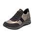 Kép 2/10 - Remonte női sneaker barnás-bronzos ferde szögből, elegáns és kényelmes utcai cipő