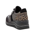 Kép 5/10 - Remonte női sneaker barnás-bronzos hátulnézet, 5,5 cm sarokkal és kényelmi talppal