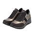 Kép 7/10 - Remonte női sneaker barnás-bronzos párban, ferde szögből fotózva